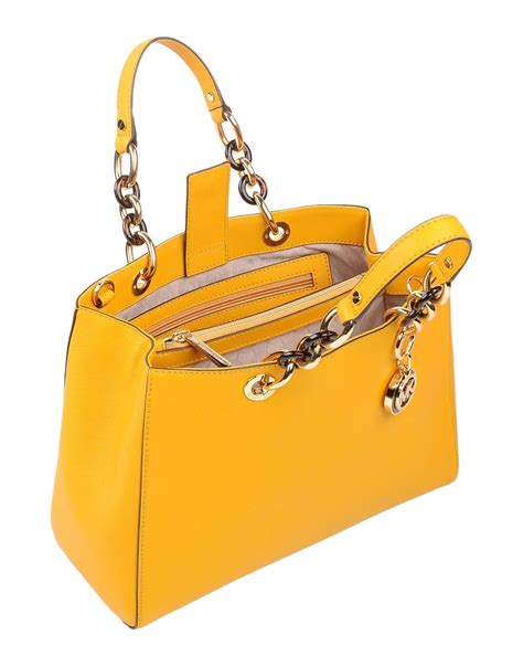 yellow michael kors handbag|michael kors yellow shoulder bag.